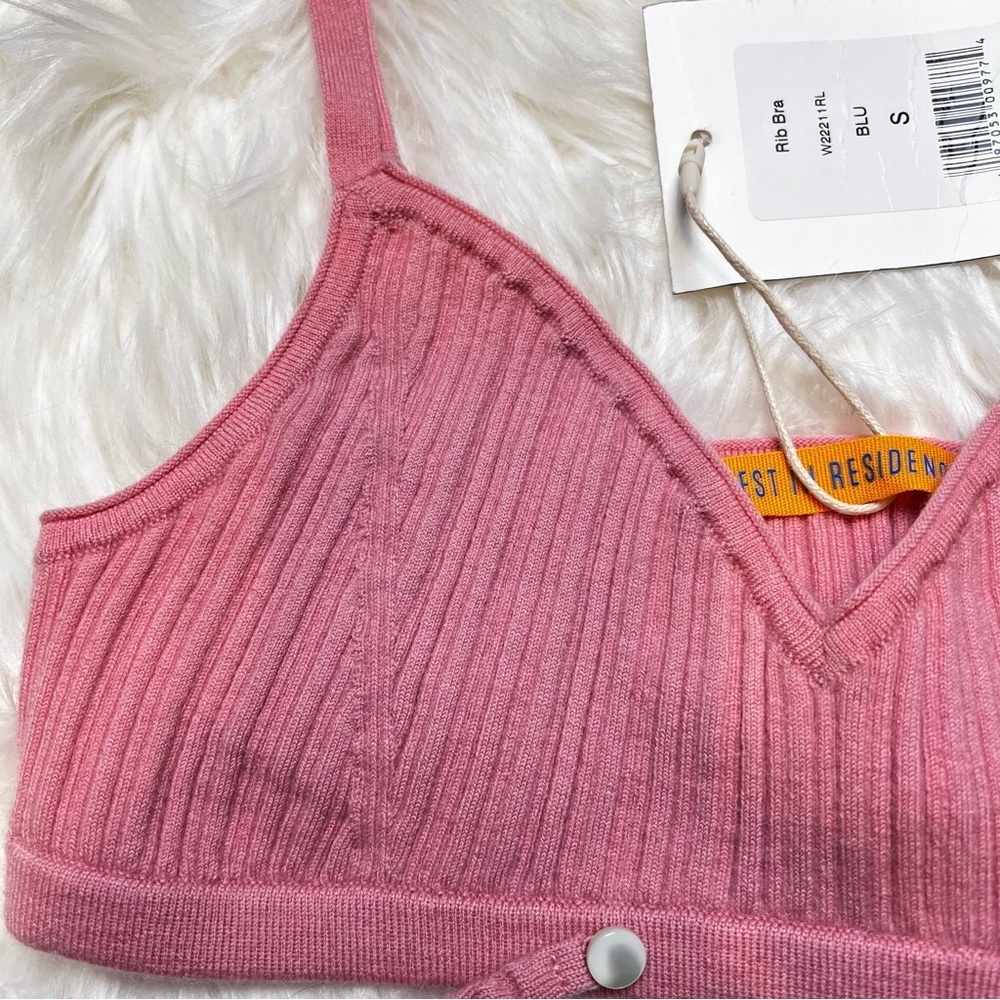 Guest In Residence Rib Bra in Blush. Size Small. NWT - Picture 7 of 10